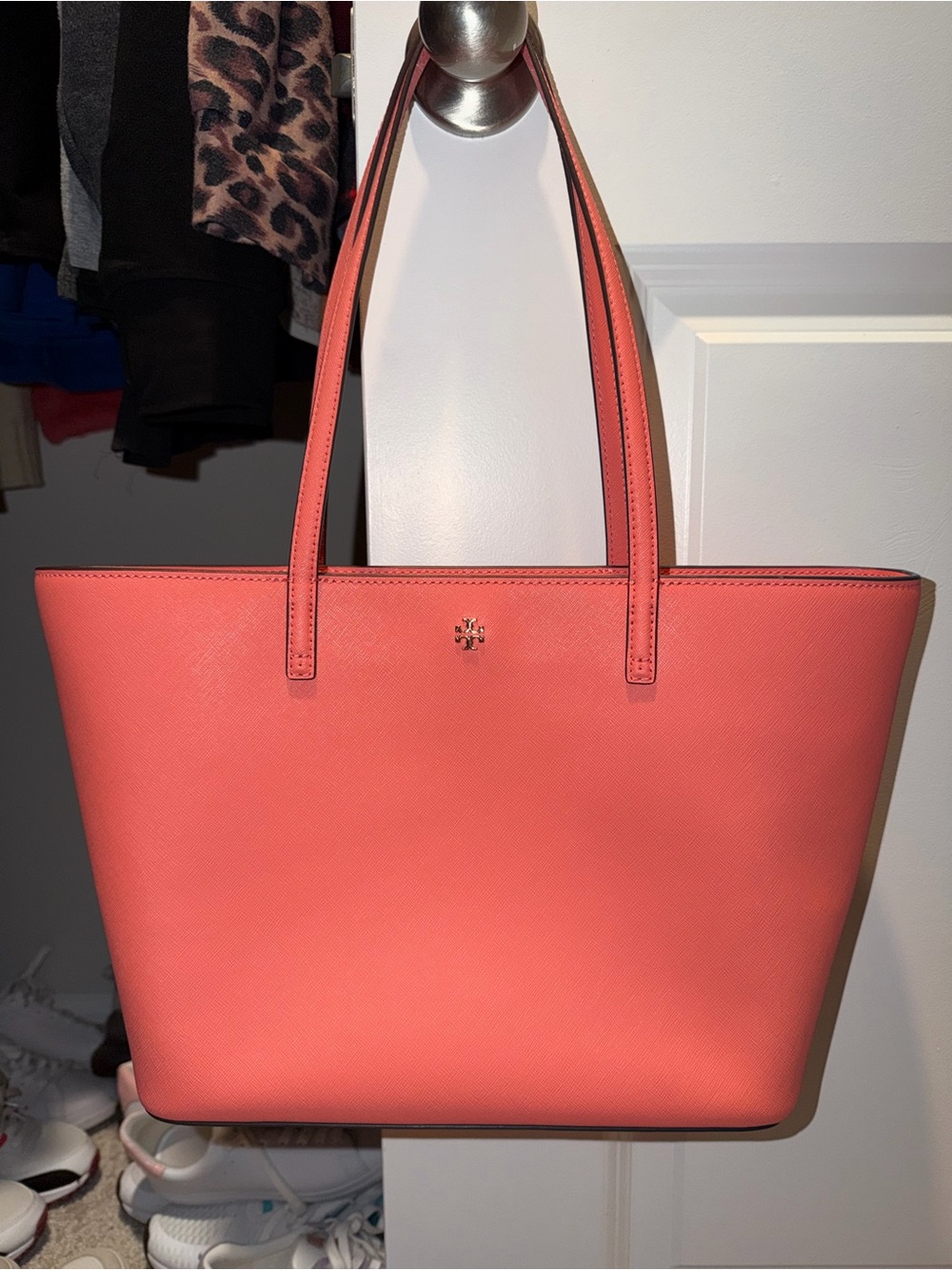 Tory Burch Coral Tote